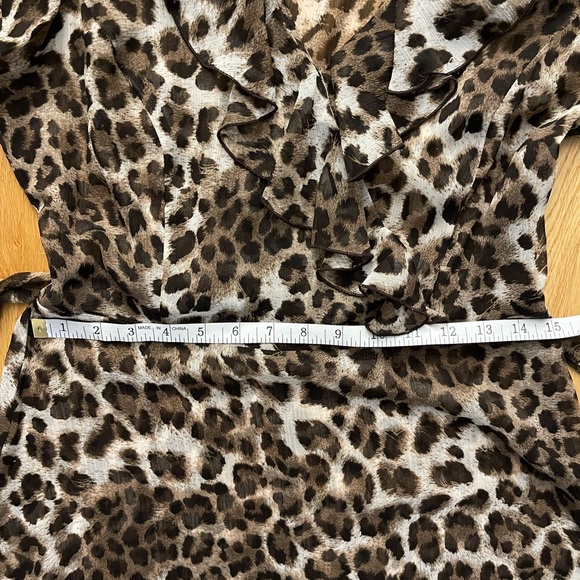 JBS Short Sleeve Belted Dress in Leopard - Picture 8 of 12